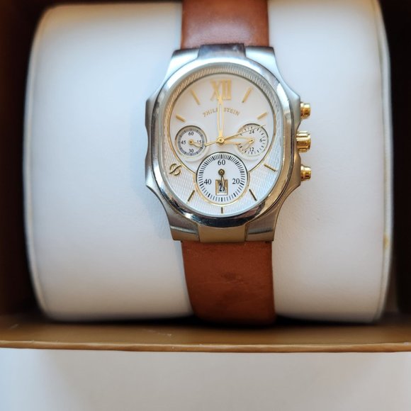 Philip Stein Lady's Chronograph White Gold Watch - Picture 2 of 8